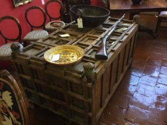 massive wooden chest