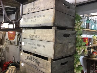 wooden crates