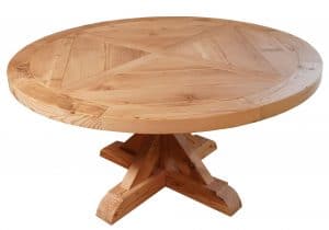 circle dinner table from Barkman Table