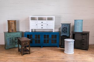 Jofran wooden cabinets side tables